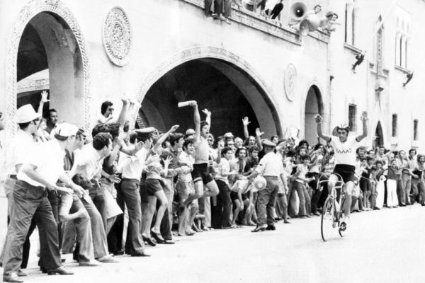 Stelios Vaskos finishes third in the Balkans Championship in Rhodes, 1975.